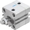 Cilindru compact Ø32 mm, Festo ADN32, cu acțiune dublă, piston cu filet M10x1.25 FE, cu frână și magnet, ISO21287 - megora.ro