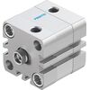 Cilindru compact Ø32 mm, Festo ADN32, cu acțiune dublă, piston cu filet M8 FI, cu frână și magnet, ISO21287 - megora.ro