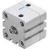 Cilindru compact Ø40 mm, Festo ADN40, cu acțiune dublă, piston cu filet M8 FI, cu frână și magnet, ISO21287 - megora.ro
