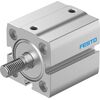 Cilindru compact Ø25 mm, Festo ADN-S25, cu acțiune dublă, piston cu filet M8 FE, cu frână și magnet - megora.ro