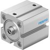 Cilindru compact Ø25 mm, Festo ADN-S25, cu acțiune dublă, piston cu filet M6 FI, cu frână și magnet - megora.ro