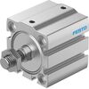 Cilindru compact Ø32 mm, Festo ADN-S32, cu acțiune dublă, piston cu filet M10x1.25 FE, cu frână și magnet - megora.ro