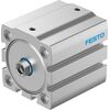 Cilindru compact Ø40 mm, Festo ADN-S40, cu acțiune dublă, piston cu filet M8 FI, cu frână și magnet - megora.ro
