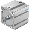 Cilindru compact Ø63 mm, Festo ADN-S63, cu acțiune dublă, piston cu filet M12x1.25 FE, cu frână și magnet - megora.ro