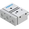 Cilindru ghidat Ø32 mm, Festo DFM32, cu acțiune dublă, ghidaj cu alunecare, frână și magnet - megora.ro