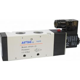 Electrovalvă Airtac 5/2 monostabil, G1/2 seria 4V400 - megora.ro