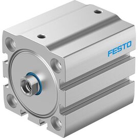 Cilindru compact Ø40 mm, Festo ADN-S40, cu acțiune dublă, piston cu filet M8 FI, cu frână și magnet - megora.ro
