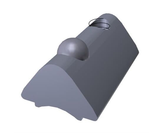 Piuliță canal cu bilă, profil compatibil Item 30x30, canal 6 mm - megora.ro