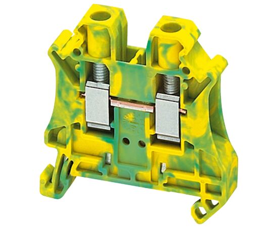 Clemă de împământare Schneider Electric NSYTRV62PE seria Linergy, diametru cablu 6 mm2, galben/verde - megora.ro
