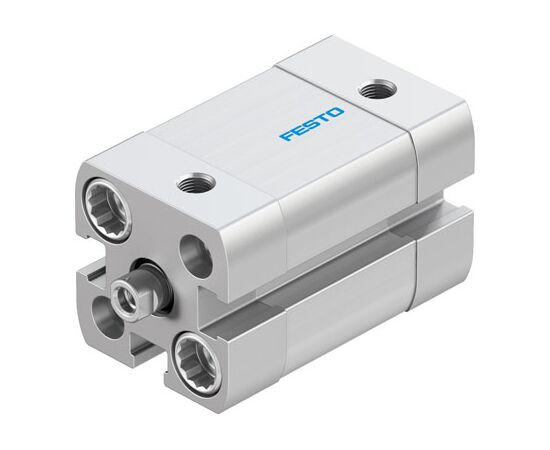 Cilindru compact Ø12 mm, Festo ADN12, cu acțiune dublă, piston cu filet M3 FI, cu frână și magnet, ISO21287 - megora.ro