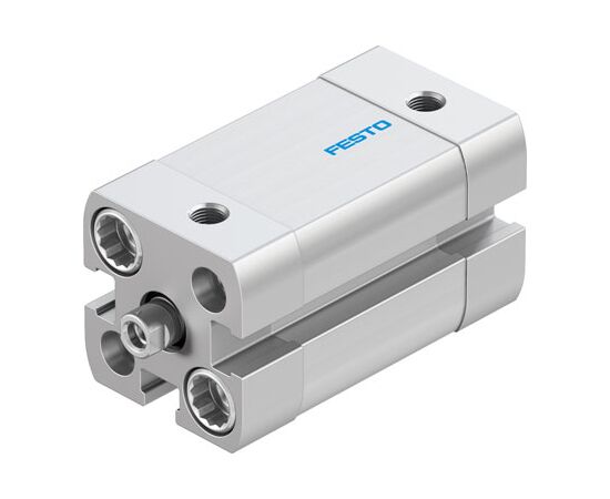 Cilindru compact Ø12 mm, Festo ADN12, cu acțiune dublă, piston cu filet M3 FI, cu frână și magnet, ISO21287 - megora.ro