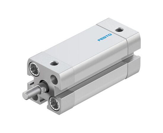 Cilindru compact Ø12 mm, Festo ADN12, cu acțiune dublă, piston cu filet M5 FE, cu frână și magnet, ISO21287 - megora.ro