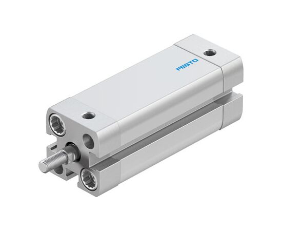 Cilindru compact Ø12 mm, Festo ADN12, cu acțiune dublă, piston cu filet M5 FE, cu frână și magnet, ISO21287 - megora.ro