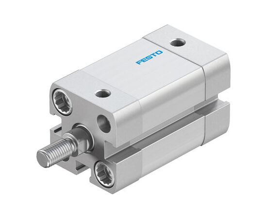 Cilindru compact Ø16 mm, Festo ADN16, cu acțiune dublă, piston cu filet M6 FE, cu frână și magnet, ISO21287 - megora.ro