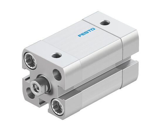 Cilindru compact Ø16 mm, Festo ADN16, cu acțiune dublă, piston cu filet M4 FI, cu frână și magnet, ISO21287 - megora.ro