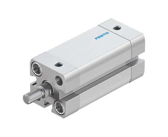 Cilindru compact Ø16 mm, Festo ADN16, cu acțiune dublă, piston cu filet M6 FE, cu frână și magnet, ISO21287 - megora.ro