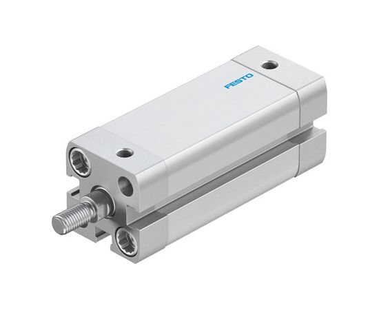 Cilindru compact Ø16 mm, Festo ADN16, cu acțiune dublă, piston cu filet M6 FE, cu frână și magnet, ISO21287 - megora.ro