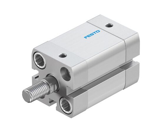 Cilindru compact Ø20 mm, Festo ADN20, cu acțiune dublă, piston cu filet M8 FE, cu frână și magnet, ISO21287 - megora.ro