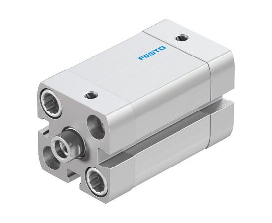 Cilindru compact Ø20 mm, Festo ADN20, cu acțiune dublă, piston cu filet M6 FI, cu frână și magnet, ISO21287 - megora.ro