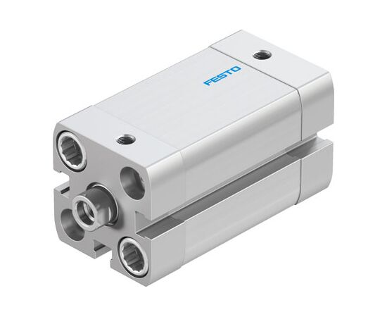 Cilindru compact Ø20 mm, Festo ADN20, cu acțiune dublă, piston cu filet M6 FI, cu frână și magnet, ISO21287 - megora.ro