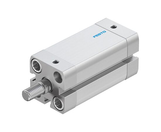 Cilindru compact Ø20 mm, Festo ADN20, cu acțiune dublă, piston cu filet M8 FE, cu frână și magnet, ISO21287 - megora.ro