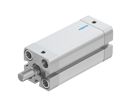 Cilindru compact Ø20 mm, Festo ADN20, cu acțiune dublă, piston cu filet M8 FE, cu frână și magnet, ISO21287 - megora.ro