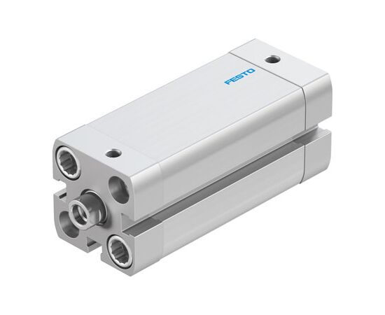 Cilindru compact Ø20 mm, Festo ADN20, cu acțiune dublă, piston cu filet M6 FI, cu frână și magnet, ISO21287 - megora.ro