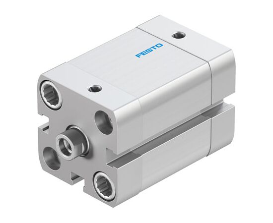 Cilindru compact Ø25 mm, Festo ADN25, cu acțiune dublă, piston cu filet M6 FI, cu frână și magnet, ISO21287 - megora.ro