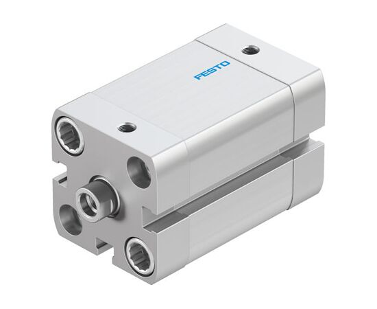 Cilindru compact Ø25 mm, Festo ADN25, cu acțiune dublă, piston cu filet M6 FI, cu frână și magnet, ISO21287 - megora.ro