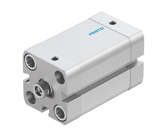 Cilindru compact Ø25 mm, Festo ADN25, cu acțiune dublă, piston cu filet M6 FI, cu frână și magnet, ISO21287 - megora.ro