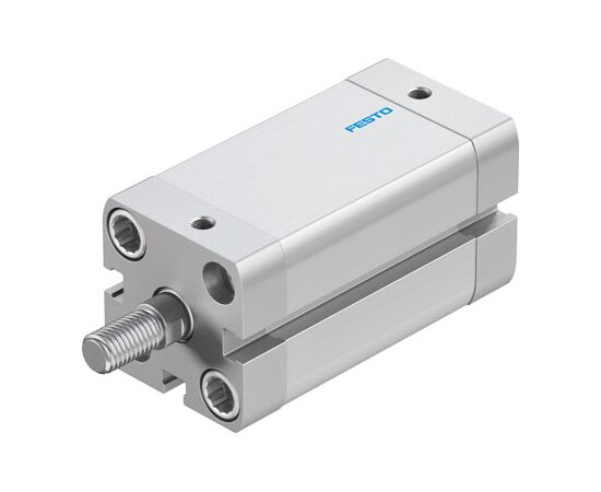 Cilindru compact Ø25 mm, Festo ADN25, cu acțiune dublă, piston cu filet M8 FE, cu frână și magnet, ISO21287 - megora.ro