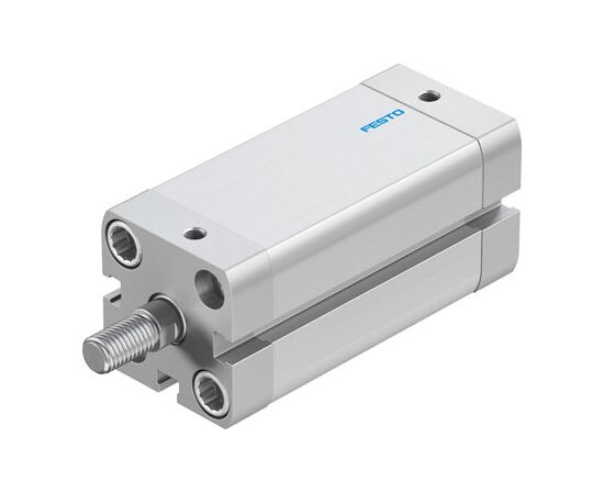 Cilindru compact Ø25 mm, Festo ADN25, cu acțiune dublă, piston cu filet M8 FE, cu frână și magnet, ISO21287 - megora.ro