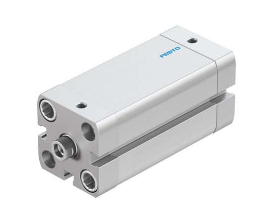 Cilindru compact Ø25 mm, Festo ADN25, cu acțiune dublă, piston cu filet M6 FI, cu frână și magnet, ISO21287 - megora.ro