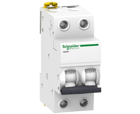 Întrerupător automat miniatură Schneider Electric A9K24216 seria Acti9, configurație 2P, curent nominal 16 a, curba C - megora.ro