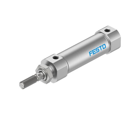 Cilindru rotund Ø16 mm, Festo DSNUS16P, cu acțiune dublă, piston cu filet M6 FE, cu frână și magnet - megora.ro