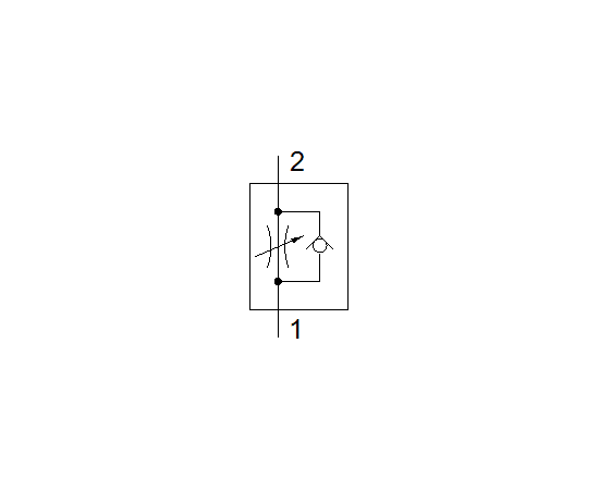 Drosel cu supapă de sens Festo GRLZ-1/8-QS-3-D, cod 193156 Q3-&gt;G1/8 cu șurub drept - megora.ro