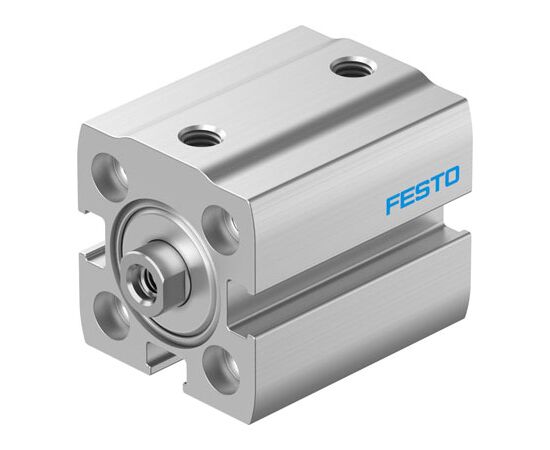 Cilindru compact Ø16 mm, Festo ADN-S16, cu acțiune dublă, piston cu filet M4 FI, cu frână și magnet - megora.ro