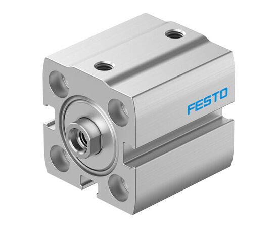 Cilindru compact Ø20 mm, Festo ADN-S20, cu acțiune dublă, piston cu filet M6 FI, cu frână și magnet - megora.ro