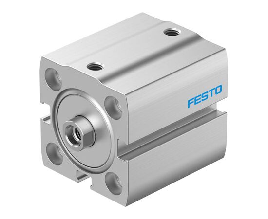 Cilindru compact Ø25 mm, Festo ADN-S25, cu acțiune dublă, piston cu filet M6 FI, cu frână și magnet - megora.ro