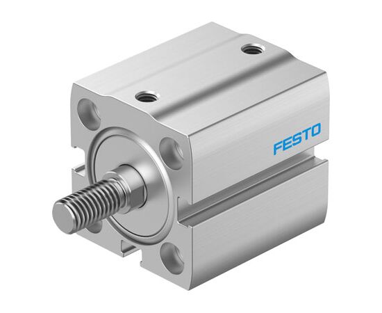 Cilindru compact Ø25 mm, Festo ADN-S25, cu acțiune dublă, piston cu filet M8 FE, cu frână și magnet - megora.ro