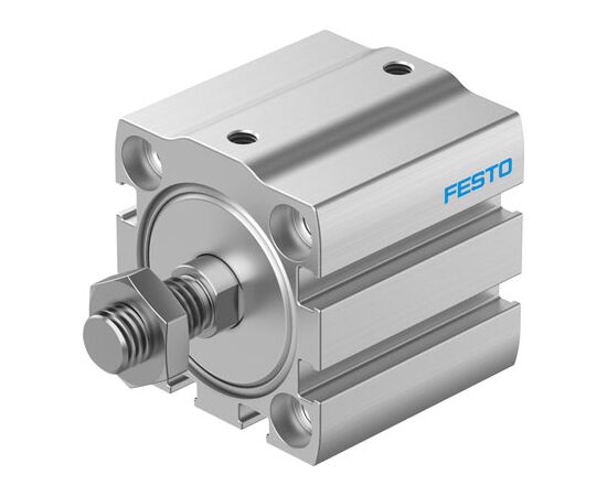 Cilindru compact Ø32 mm, Festo ADN-S32, cu acțiune dublă, piston cu filet M10x1.25 FE, cu frână și magnet - megora.ro