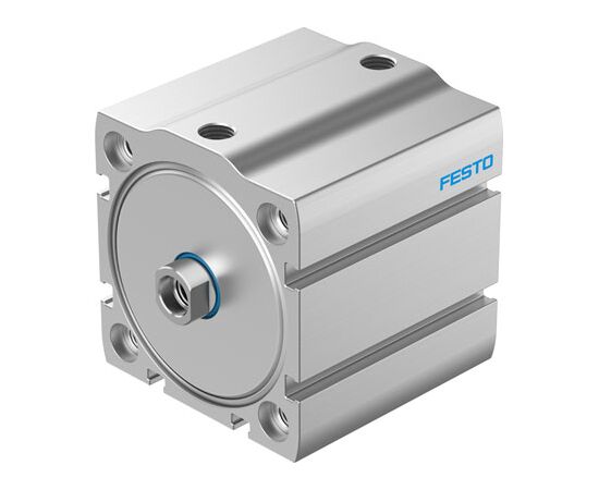 Cilindru compact Ø63 mm, Festo ADN-S63, cu acțiune dublă, piston cu filet M10 FI, cu frână și magnet - megora.ro