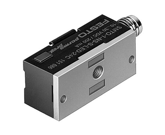 Senzor de proximitate Festo SMTO-1-PS-S-LED-24-C, cod 151685, design bloc, PNP NO, mufă M8, fără cablu - megora.ro