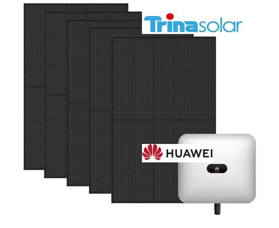 Sistem fotovoltaic monofazic 6kW On Grid, Trina Solar, Huawei sistem fixare acoperiș tiglă - megora.ro