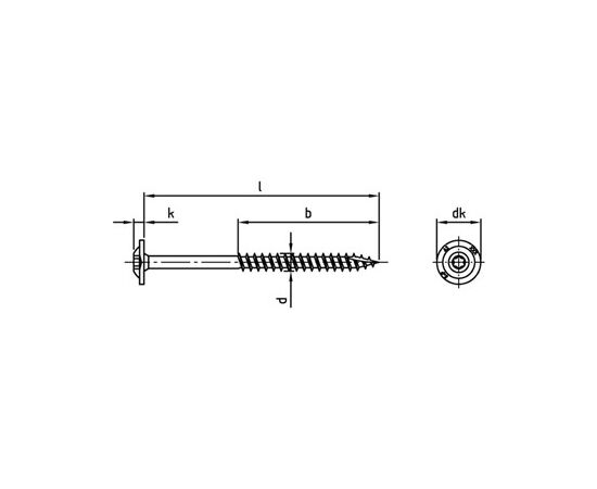 Șurub inox A2 pentru dulgherie, cap plat, torx TX40, 8x90mm - megora.ro