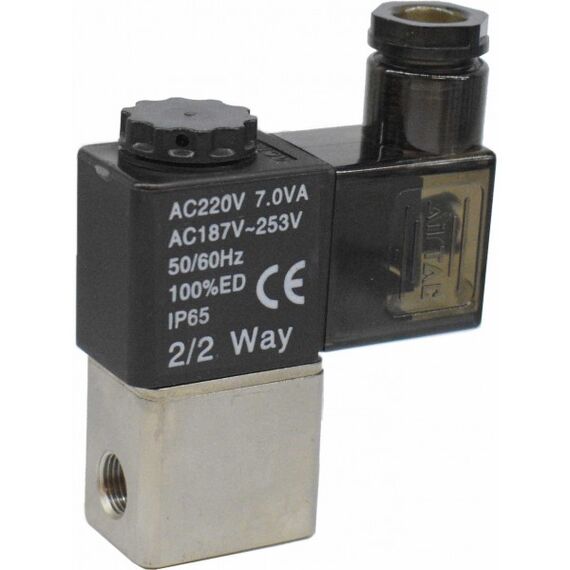 Electrovană Airtac seria 2V, 2/2 NC, acțiune directă, G1/8 - megora.ro