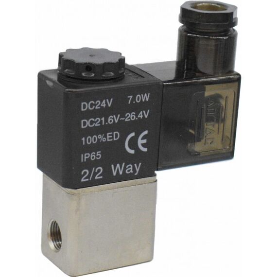 Electrovană Airtac seria 2V, 2/2 NC, acțiune directă, G1/8 - megora.ro