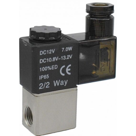 Electrovană Airtac seria 2V, 2/2 NC, acțiune directă, G1/8 - megora.ro