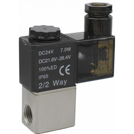 Electrovană Airtac seria 2V, 2/2 NC, acțiune directă, G1/4 - megora.ro