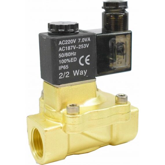 Electrovană Airtac seria 2V, 2/2 NC, pilotare internă, G1/2 - megora.ro